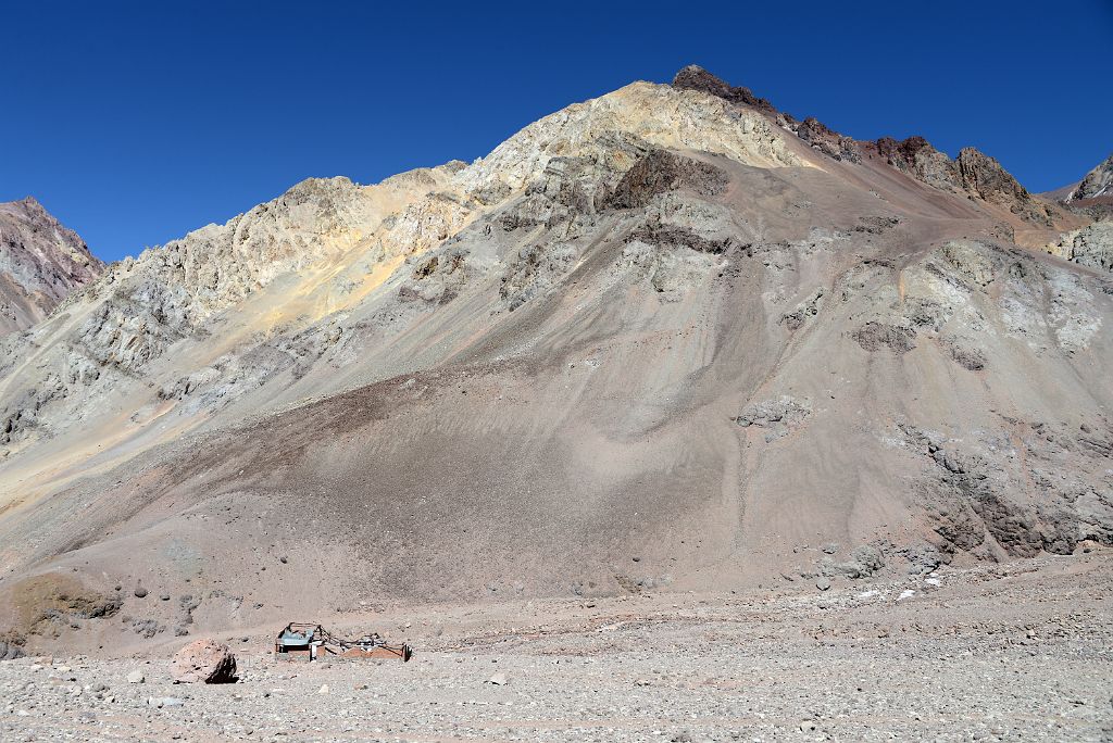 03 Cerro Bonete South Just After Leaving Plaza de Mulas On The Descent To Penitentes